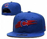 Chicago Cubs Team Logo Adjustable Hat YD (4)